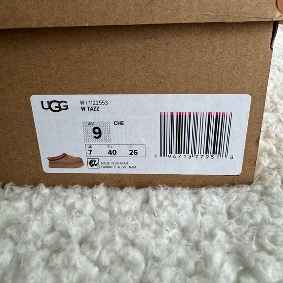 Ugg Tazz Platform Slippers Chesnut Size 9 - Picture 6 of 6